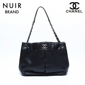 シャネル CHANEL 20番台 シルバー金具 ショルダーバッグ ブラック WS7778 【中古】