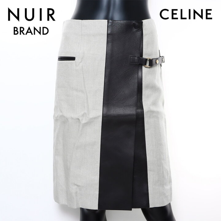 楽天市場】セリーヌ CELINE Size:34 ミドル ペンシル リネン スカート 
