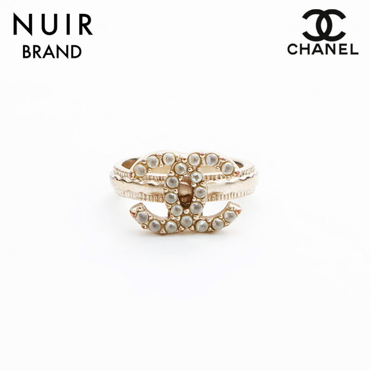 楽天市場】シャネル CHANEL ココマーク ラインストーン A12P リング 