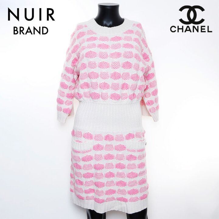 楽天市場】【8%OFF&P5倍!】シャネル CHANEL ニット チェック サイズ:36  