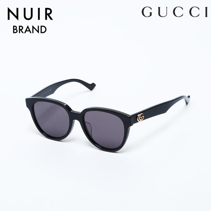 楽天市場】グッチ GUCCI GG0960SA サングラス ブラック WS8183 【中古 