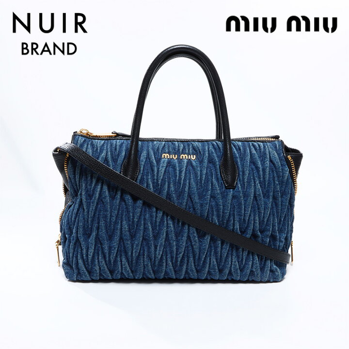 楽天市場】【8%OFF&P5倍!】ミュウ ミュウ Miu Miu デニム 2way 