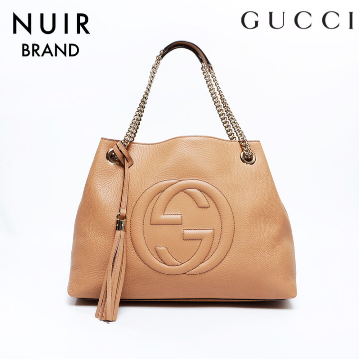 楽天市場】グッチ GUCCI ソーホー レザー チェーン トート ショルダー  