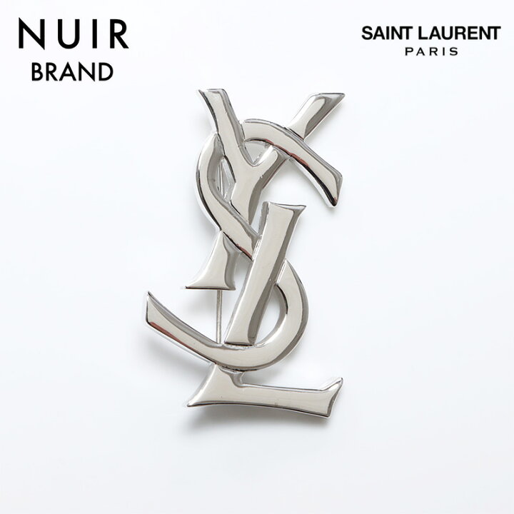 楽天市場】イヴ・サンローラン YVES SAINT LAURENT YSL ロゴ ブローチ 