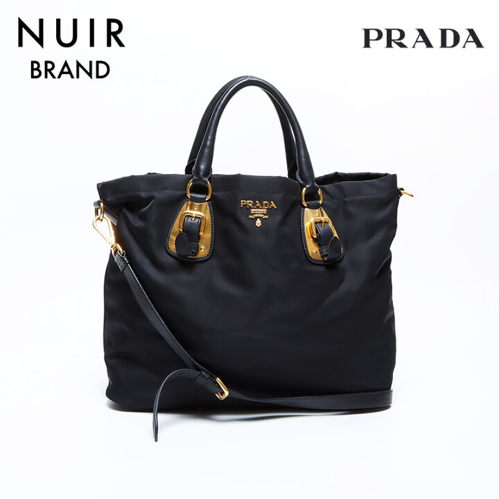 楽天市場】プラダ PRADA ナイロン 2way ハンドバッグ ブラック WS8465 