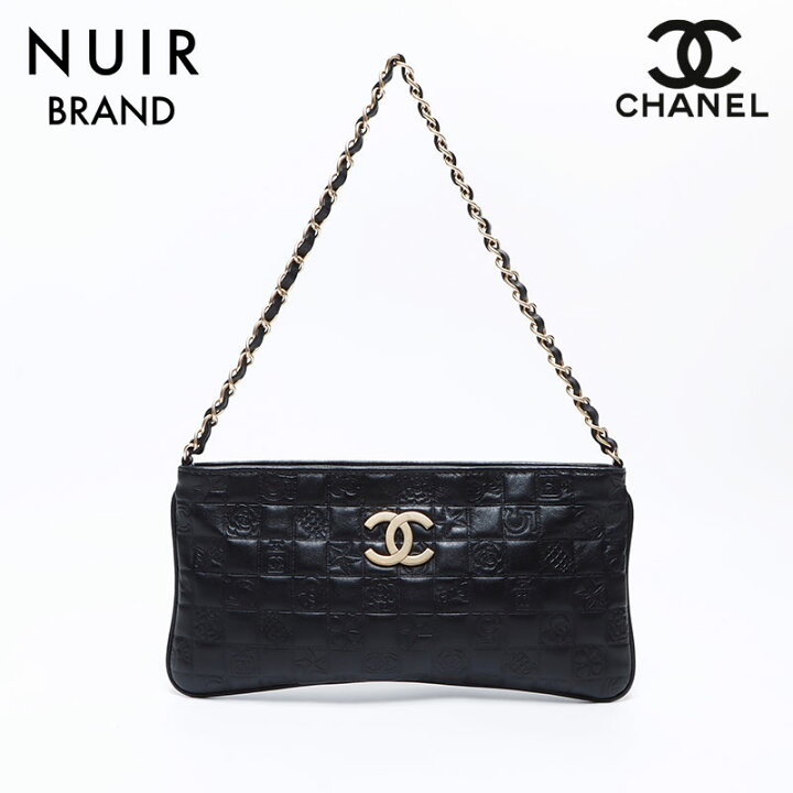 楽天市場】シャネル CHANEL 8番台 ラムスキン アイコンモチーフ 