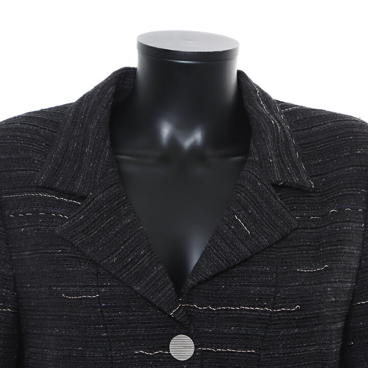 楽天市場】シャネル CHANEL 99A サイズ42 ツイード テーラード  