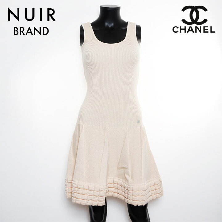 楽天市場】シャネル CHANEL サイズ38 00A ウール ノースリーブ  