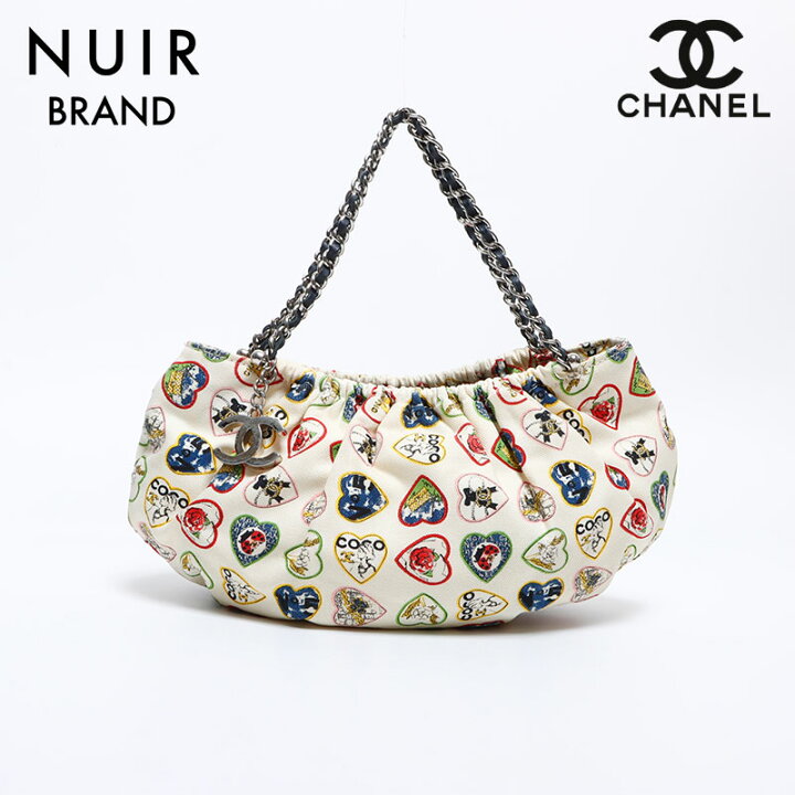楽天市場】シャネル CHANEL 10番台 キャンバス バレンタイン チェーン 