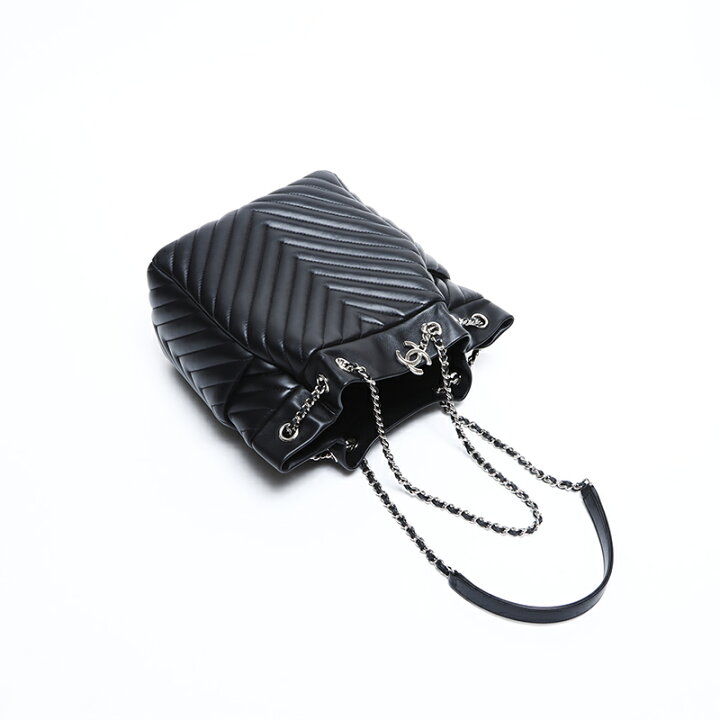 楽天市場】シャネル CHANEL 22番台 ラムスキン チェーン Vステッチ 