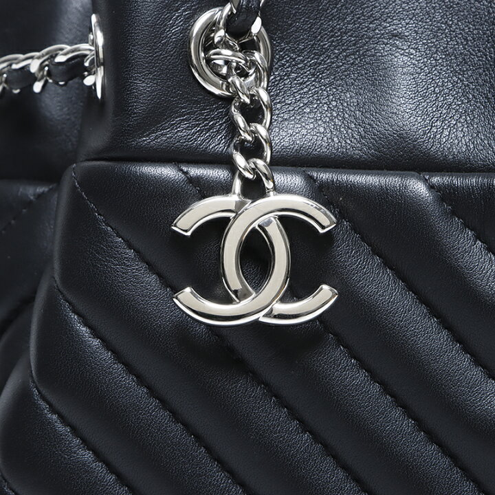 楽天市場】シャネル CHANEL 22番台 ラムスキン チェーン Vステッチ 