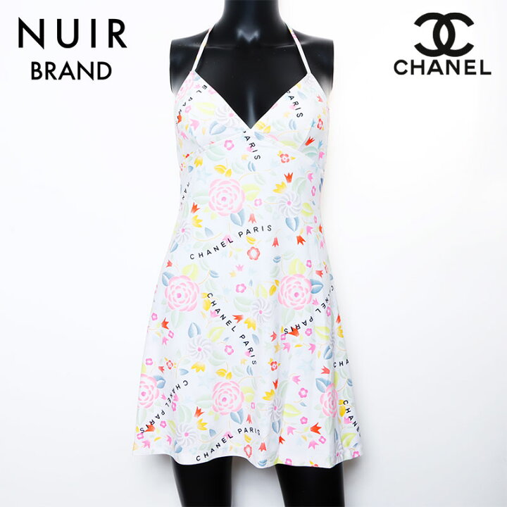 楽天市場】シャネル CHANEL シルク ノースリーブ 総柄 カメリア  
