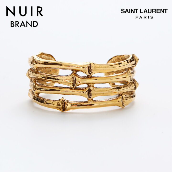 楽天市場】イヴ・サンローラン YVES SAINT LAURENT ゴールド バングル 