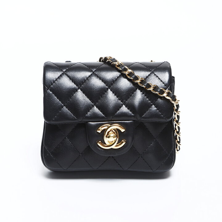 楽天市場】シャネル CHANEL 10番台 ミニミニ マトラッセ ラムスキン 