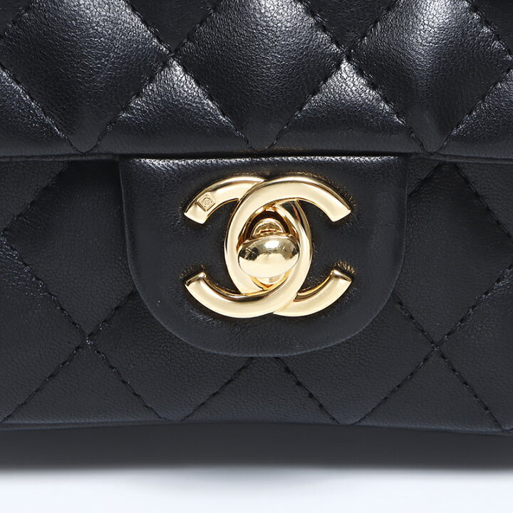 楽天市場】シャネル CHANEL 10番台 ミニミニ マトラッセ ラムスキン  