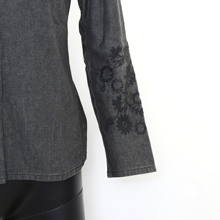 フェンディ FENDI セットアップ コットン 花柄 ドレス グレー 