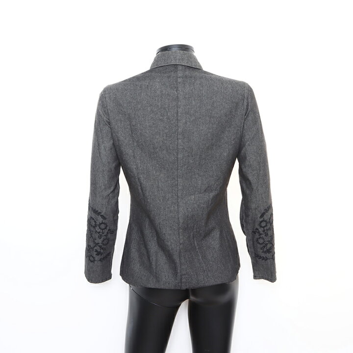 フェンディ FENDI セットアップ コットン 花柄 ドレス グレー 