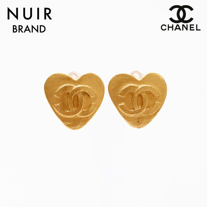 楽天市場】シャネル CHANEL 95P ココマーク ハート イヤリング 