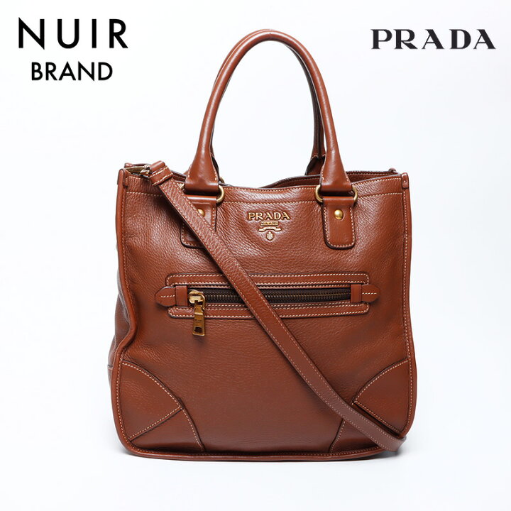 楽天市場】プラダ PRADA ディアスキン 2way レザー ショルダーバッグ 