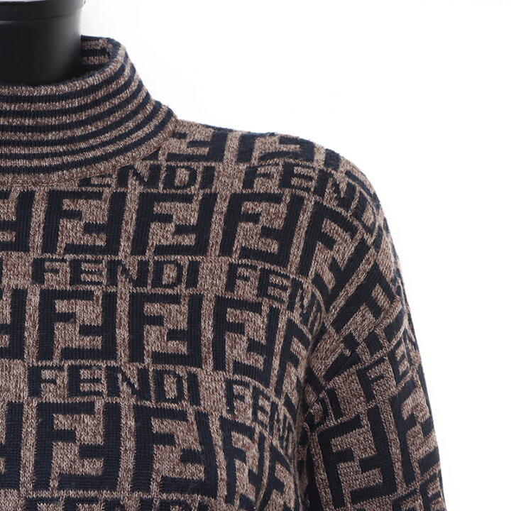 楽天市場】【最大15%OFF】フェンディ FENDI ズッカ柄 セーター モック  