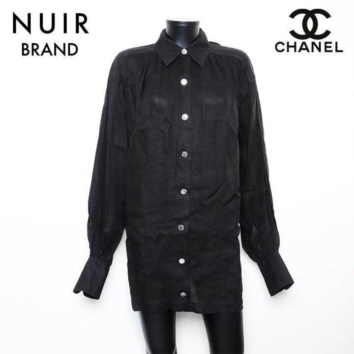 楽天市場】シャネル CHANEL リネン ココマークボタン シルバー 