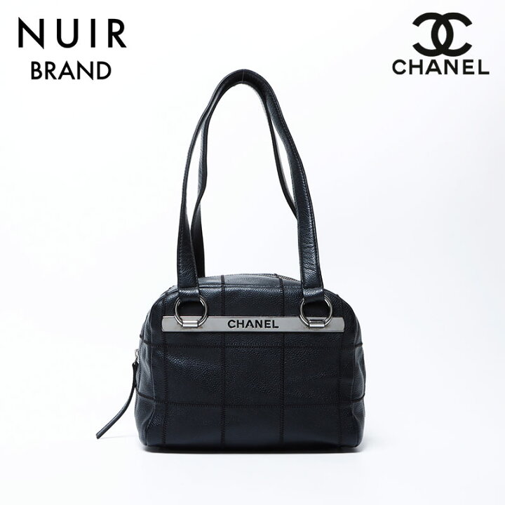 楽天市場】シャネル CHANEL 9番台 キャビア チョコバー ボストン ミニ 