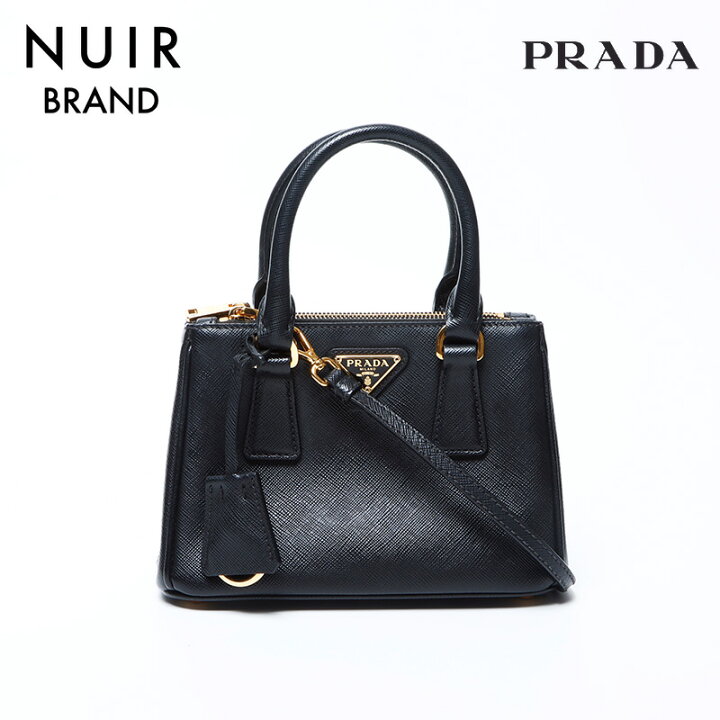 楽天市場】プラダ PRADA サフィアーノ ガレリア ミニ 2way 三角 