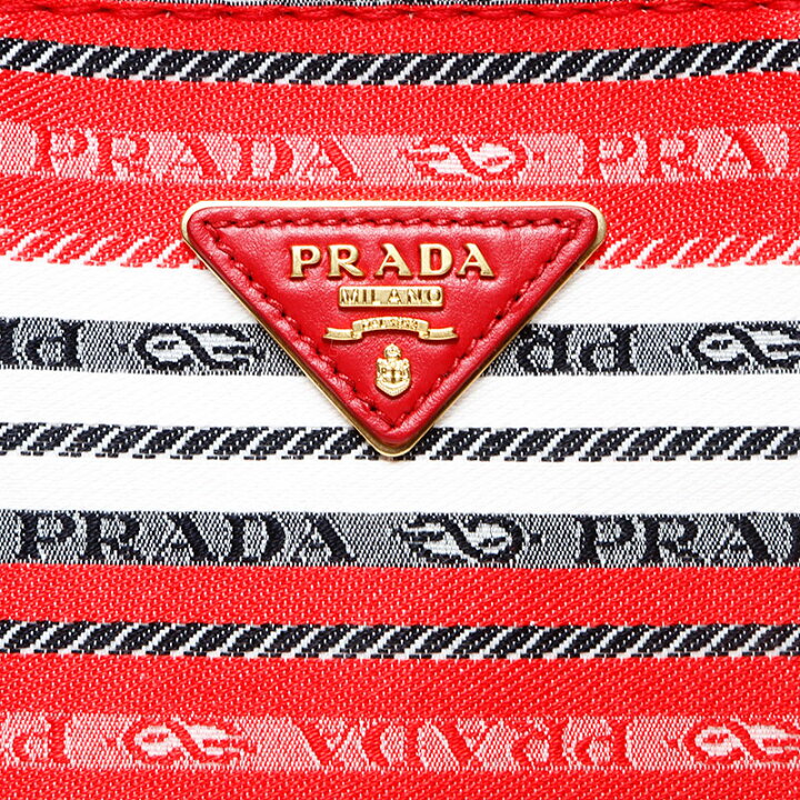 楽天市場】プラダ PRADA ボーダー カナパ 三角ロゴタグ キャンバス 