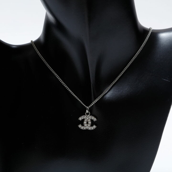 楽天市場】シャネル CHANEL ココマーク ラインストーン 09V ネックレス 