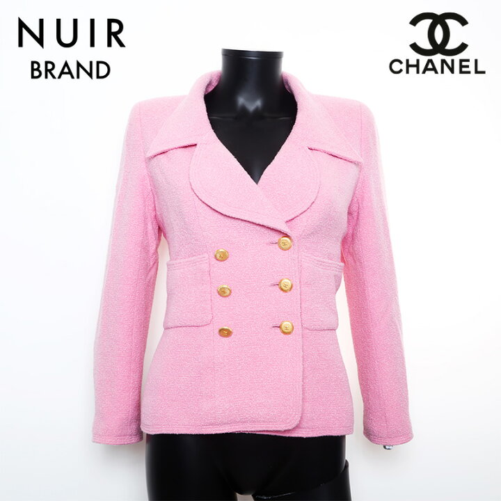 楽天市場】シャネル CHANEL ウール ココマークボタン ジャケット 