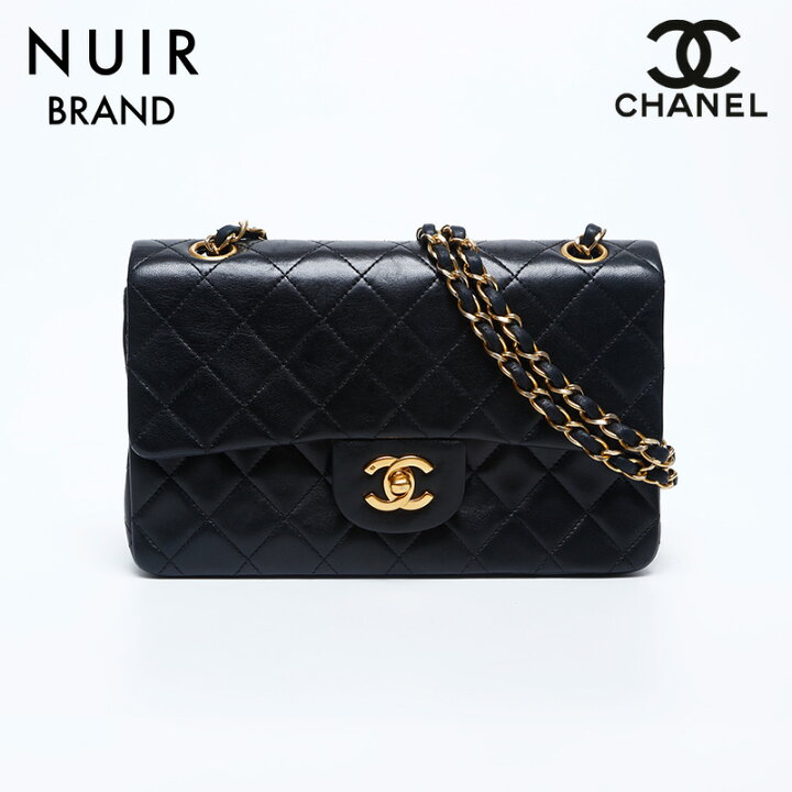 楽天市場】シャネル CHANEL 1番台 ラムスキン Wフラップ23 ショルダー 