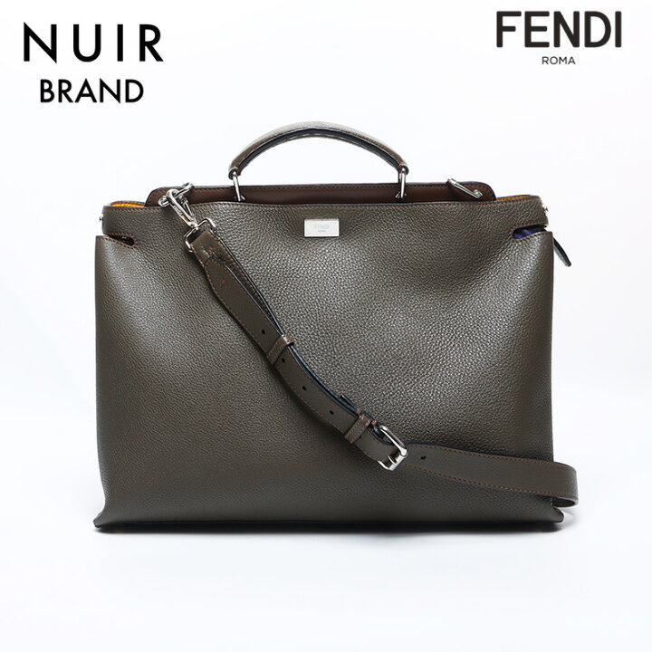楽天市場】フェンディ FENDI 2way レザー ピーカブー ラージ 