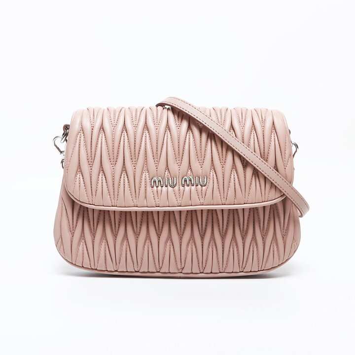 楽天市場】ミュウ ミュウ Miu Miu マトラッセ チェーン シルバー金具  