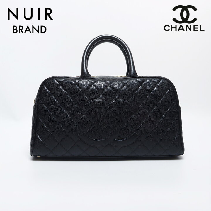 楽天市場】シャネル CHANEL 8番台 キャビアスキン ココマーク ボストン 