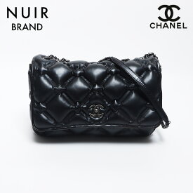 【3日間限定全商品20%OFF！11/16 23:59まで】シャネル CHANEL 23番台 34 ココマーク チェーンショルダー バブルキルト マトラッセ ショルダーバッグ ブラック WS10386 【中古】