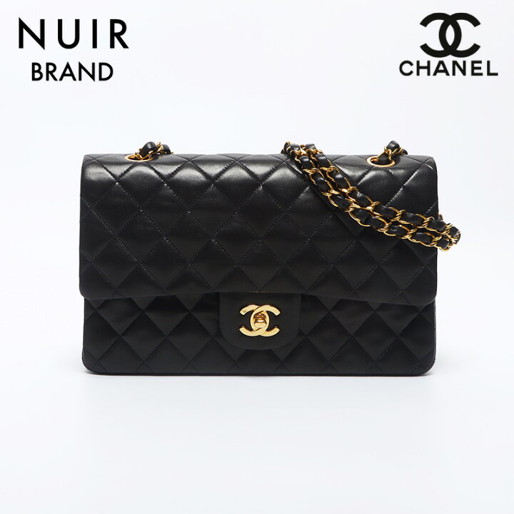 楽天市場】シャネル CHANEL 3番台 ラムスキン ダブルフラップ W  