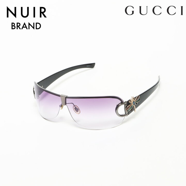 楽天市場】グッチ GUCCI 紫グラス リムレス カラーレンズ トンボ 