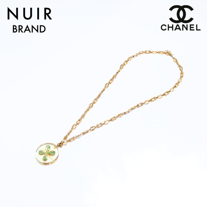 楽天市場】シャネル CHANEL 01C ゴールド金具 ココマーク クローバー 