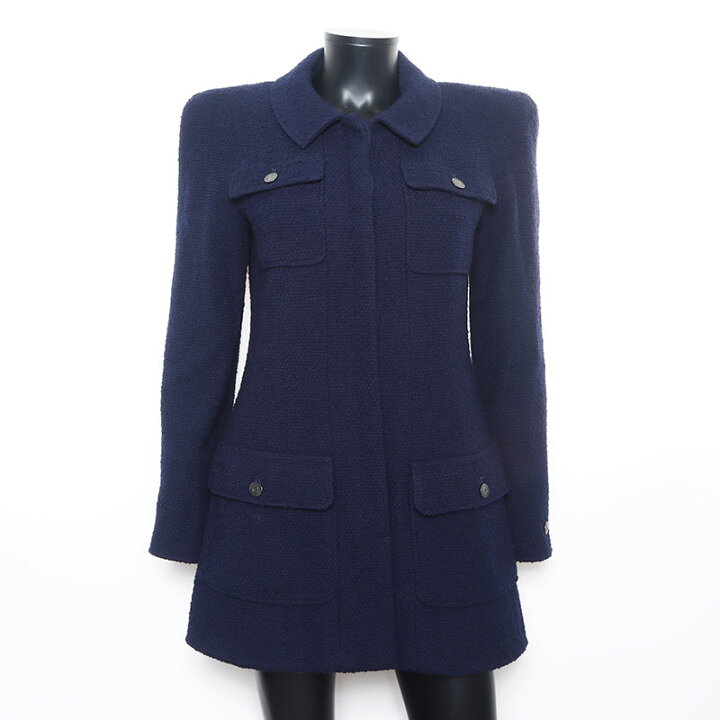 楽天市場】シャネル CHANEL 97A ココボタン ジャケット 1997s ツイード  