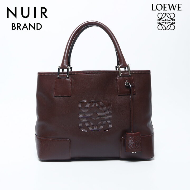 楽天市場】ロエベ LOEWE レザー アナグラム フスタ ハンドバッグ  