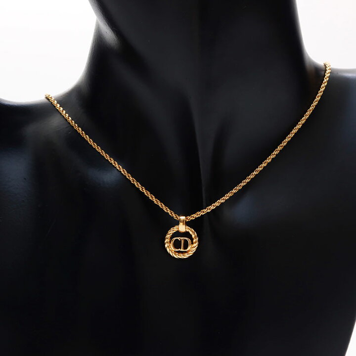 ヴィンテージ・中古】ディオール DIOR CDロゴネックレス【FITHOUSE 