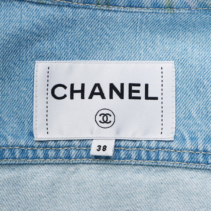 楽天市場】【大幅値下げ】 シャネル CHANEL Size:38 デニム ストライプ 