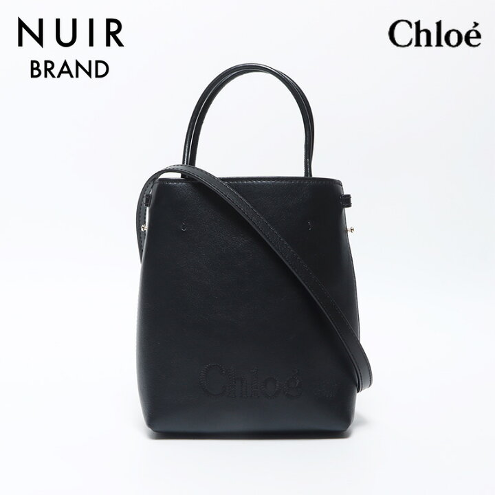 楽天市場】クロエ Chloe マイクロトートバッグ ロゴ レザー ショルダー 