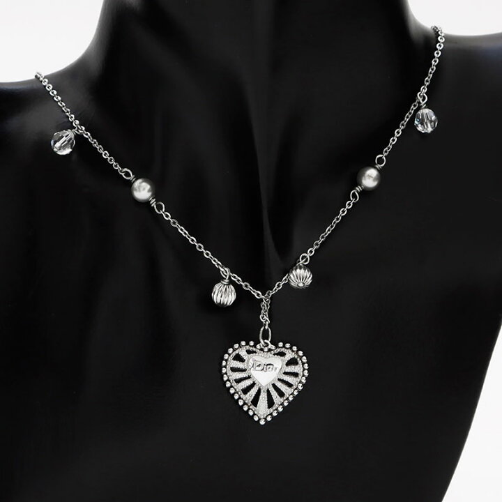 楽天市場】クリスチャンディオール Christian Dior ロゴ パール ハート 