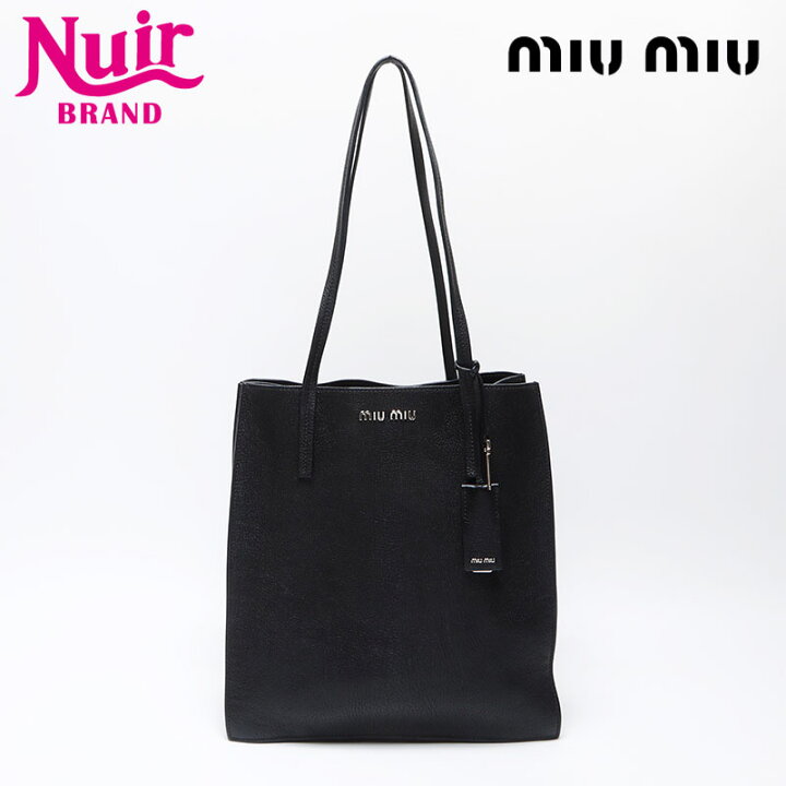 楽天市場】【最大15%OFF】ミュウ ミュウ Miu Miu レザー シルバー ロゴ 