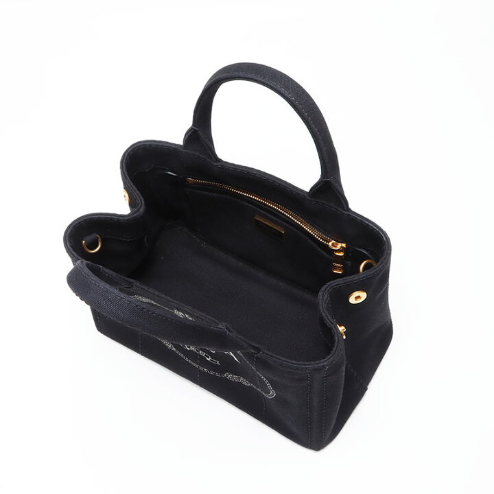楽天市場】プラダ PRADA カナパ 2WAY SS ミニ トートバッグ ブラック 
