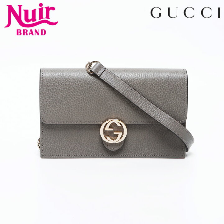 楽天市場】グッチ GUCCI インターロッキング GG レザー チェーン 
