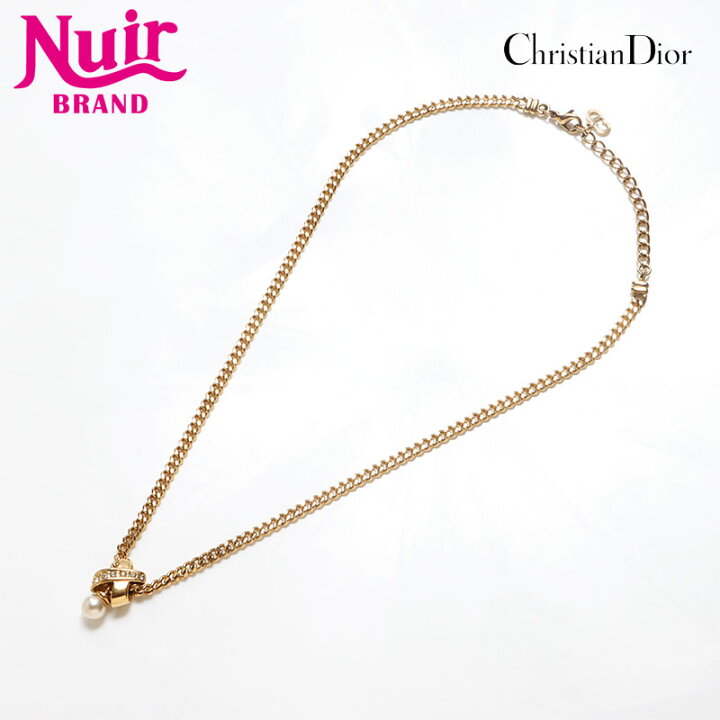 楽天市場】クリスチャンディオール Christian Dior チェーン パール 