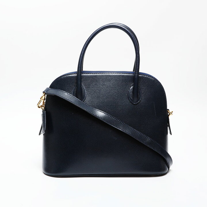 楽天市場】セリーヌ CELINE レザー 2way ハンドバッグ ネイビー 
