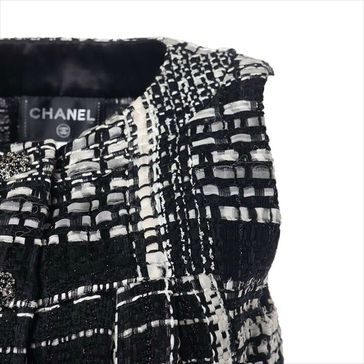 楽天市場】シャネル CHANEL Size:34 ツイード ノースリーブ 2015年  